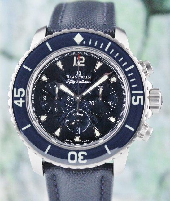 (image for) Unworn Blancpain Sport Automatic Fifty Fathoms Chronograph Flyback / 5085F.B-1140-52B
